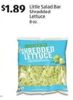 Aldi Little Salad Bar Shredded Lettuce offer