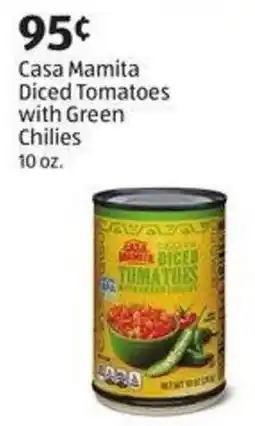 Aldi Casa Mamita Diced Tomatoes with Green Chilies offer