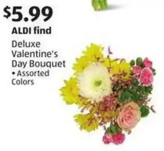 Aldi Deluxe Valentine's Day Bouquet offer