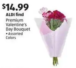 Aldi Premium Valentine's Day Bouquet offer