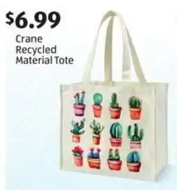 Aldi Crane Recycled Material Tote offer