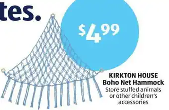 Aldi KIRKTON HOUSE Boho Net Hammock offer