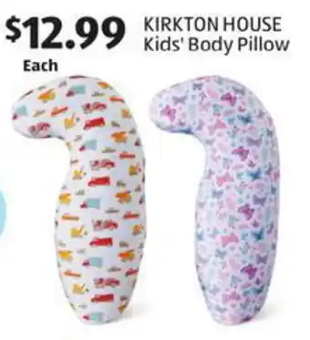 Aldi KIRKTON HOUSE Kids' Body Pillow offer