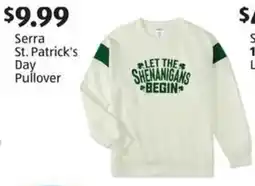 Aldi Serra St. Patrick's Day Pullover offer