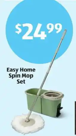 Aldi Easy Home Spin Mop offer