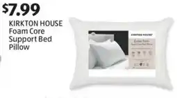 Aldi KIRKTON HOUSE Foam Core Support Bed Pillow offer