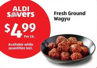 Aldi Fresh Ground Wagyu offer