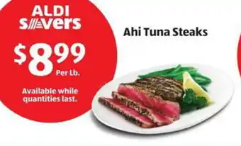 Aldi Ahi Tuna Steaks offer