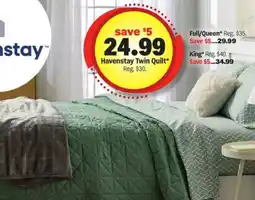 Meijer Havenstay Twin Quilt offer