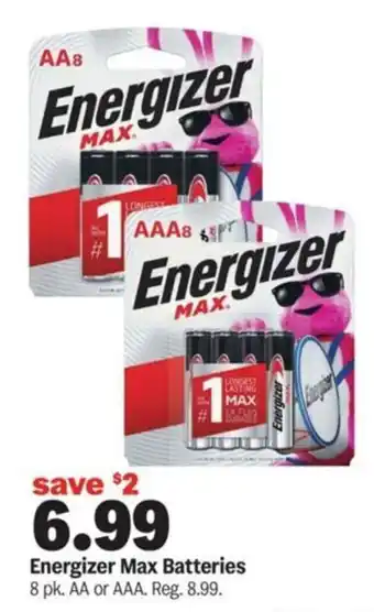 Meijer Energizer Max Batteries offer