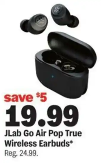 Meijer JLab Go Air Pop True Wireless Earbuds offer