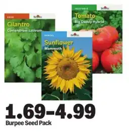 Meijer Burpee Seed Pack offer