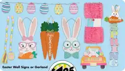 Dollar Tree Easter Wall Signs or Garland offer