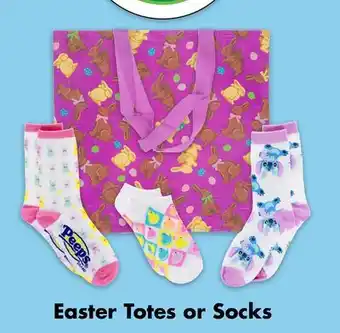 Dollar Tree Easter Totes or Socks offer