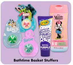 Dollar Tree Bathtime Basket Stuffers offer