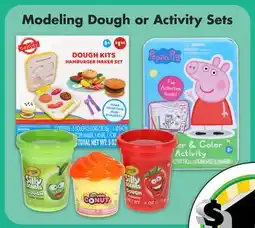 Dollar Tree Modeling Dough or Activity Sets offer