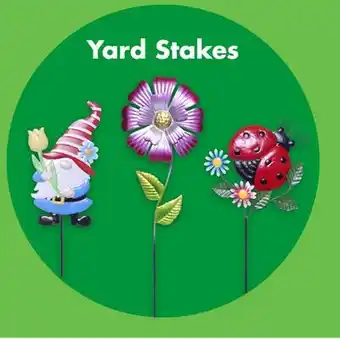 Dollar Tree Yard Stakes offer