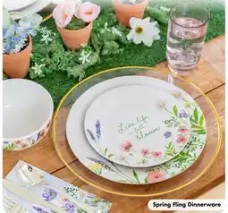 Dollar Tree Spring Fling Dinnerware offer