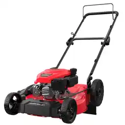 Walmart PowerSmart Gas Lawn Mower, 21 inches 144cc 2-in-1 Walk-Behind , Side Discharge Push Lawn Mower offer