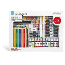 Walmart KINGART 175 Piece Mixed Media Art Set - Complete Drawing, Painting & Sketching Kit for All Levels offer