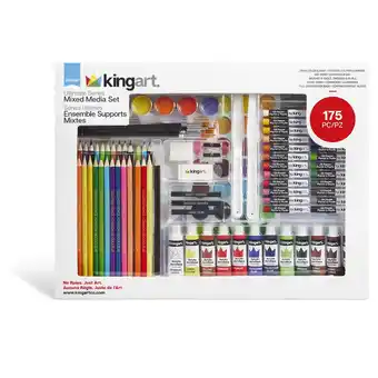 Walmart KINGART 175 Piece Mixed Media Art Set - Complete Drawing, Painting & Sketching Kit for All Levels offer