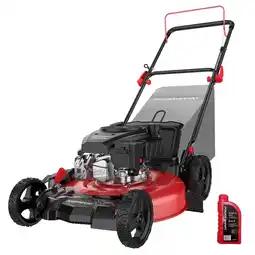 Walmart PowerSmart 21 144cc Gas Push Lawn Mower , 3 -in-1 with 6-Position Height Adjustment offer