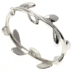 Walmart Pre-Owned Tiffany Olive Leaf Ring, Silver, Women's (Good) offer