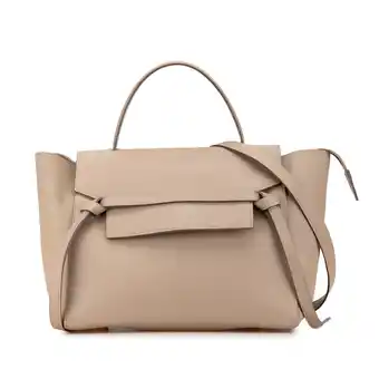 Walmart Pre-Owned Authenticated Celine Satchel Calf Taupe Women (Good) offer