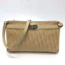 Walmart Pre-Owned CHRISTIAN DIOR Trotter bag/shoulder Shoulder Bag Beige (Fair) offer