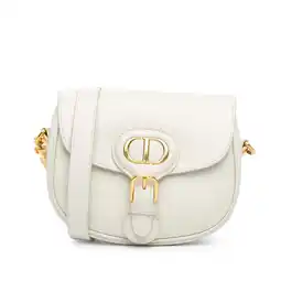 Walmart Pre-Owned Authenticated Dior Crossbody Bag Calf White Women (Good) offer