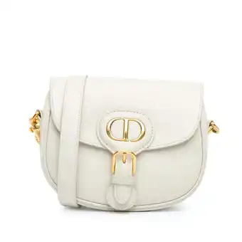 Walmart Pre-Owned Authenticated Dior Crossbody Bag Calf White Women (Good) offer