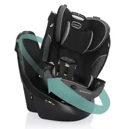 Walmart Evenflo Revolve360 Slim 2-in-1 Rotational Car Seat (Canton Black) offer