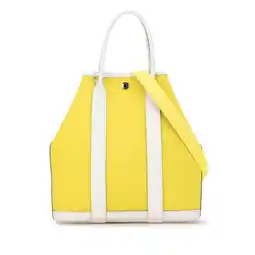 Walmart Pre-Owned Authenticated Herms Satchel Calf Yellow Women offer