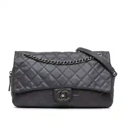 Walmart Pre-Owned Authenticated Chanel Shoulder Bag Caviar Leather Dark Gray Women (Good) offer