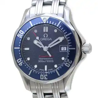 Walmart Pre-Owned OMEGA Seamaster 300m 2224.80.00 Stainless Steel Ladies 39718 Watch (Good) offer