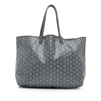 Walmart Pre-Owned Authenticated Goyard Tote Bag Coated Canvas Gray Women offer