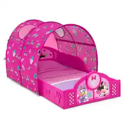 Walmart Disney Minnie Mouse Plastic Sleep and Play Toddler Bed with Canopy by Delta Children offer