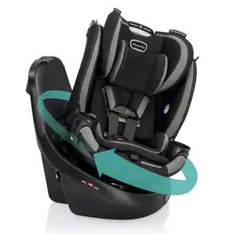 Walmart Revolve360 Slim 2-in-1 Rotational Car Seat with Quick Clean Cover (Salem Black) offer