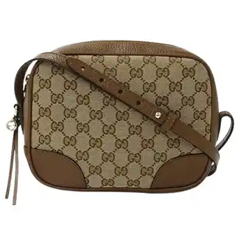 Walmart Pre-Owned GUCCI Women's Shoulder Bag GG Canvas Brown Beige 449413 (Good) offer