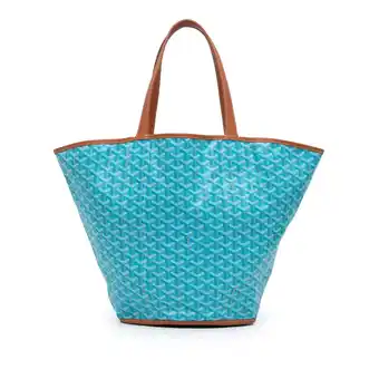 Walmart Pre-Owned Authenticated Goyard Tote Bag Coated Canvas Light Blue Women offer