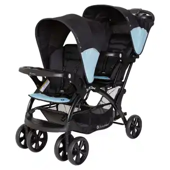 Walmart Baby Trend Sit N' Stand Strollers, Solid Print Desert Blue offer