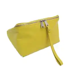 Walmart Pre-Owned Bottega Veneta 666771 Women's Leather Clutch Bag,Pouch Yellow (Good) offer