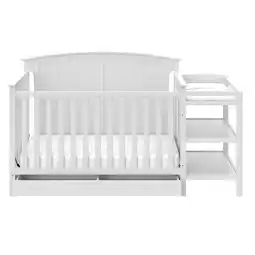 Walmart Storkcraft Steveston 5-in-1 Convertible Baby Crib & Changer, White offer