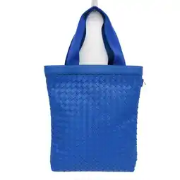 Walmart Pre-Owned Bottega Veneta Intrecciato 667278 Women,Men Leather Tote Bag Blue (Good) offer