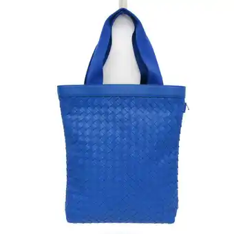 Walmart Pre-Owned Bottega Veneta Intrecciato 667278 Women,Men Leather Tote Bag Blue (Good) offer