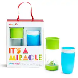 Walmart Munchkin It's a Miracle 360° Sippy Cup Gift Set, BPA-Free, Blue/Green, Unisex offer