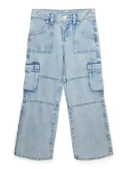 Walmart Wonder Nation Tween Girls Denim Cargo Pants, Sizes 5-18 offer