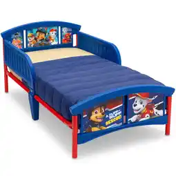 Walmart Delta Children Nick Jr. PAW Patrol Plastic Toddler Bed, Blue offer