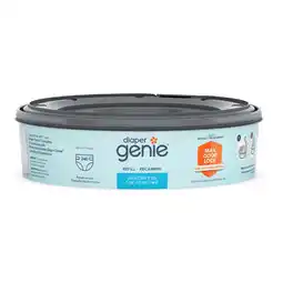 Walmart Diaper Genie Diaper Pail Round Refill,Unscented,1 Pk, holds up to 240 newborn diapers offer