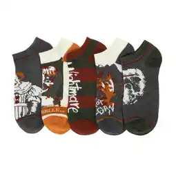 Walmart Horror-Themed Adult Ankle Socks 5-Pack offer